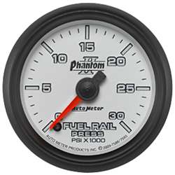 Auto Meter 7593 Phantom II 0-30000 PSI Diesel Fuel Rail Pressure Gauge