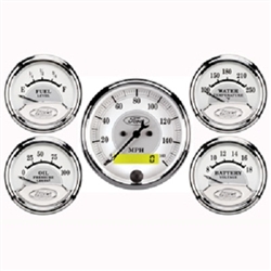 Auto Meter 880087 Ford Racing 5 Piece Gauge Kit