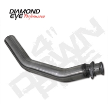 Diamond Eye 261001 4" 409 Stainless Steel Downpipe for 1994-2002 Dodge 5.9L Cummins