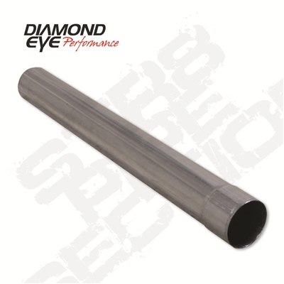 Diamond Eye 400048 4" Aluminized Straight Pipe