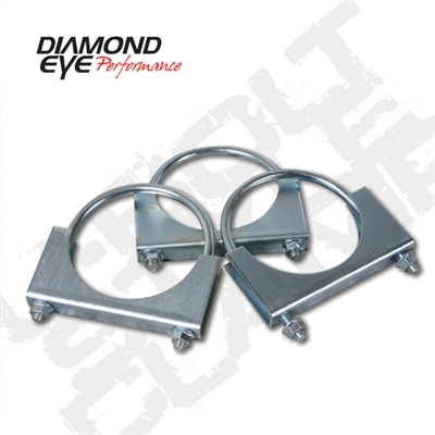 Diamond Eye 454000 4" Zinc Coated Steel U-Bolt Clamp