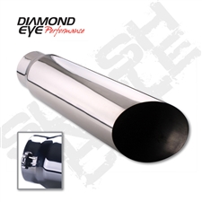 Diamond Eye 5612BAC-DE 6" Bolt-On Angle Cut Exhaust Tip