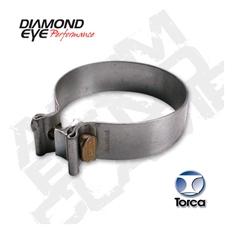 Diamond Eye BC400S304 4" 304 Stainless Steel Torca Band Clamp