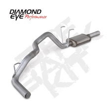 Diamond Eye K3262A 3" Cat Back Single Side Aluminized Exhaust System for 2014-2015 Dodge 3.0L EcoDiesel