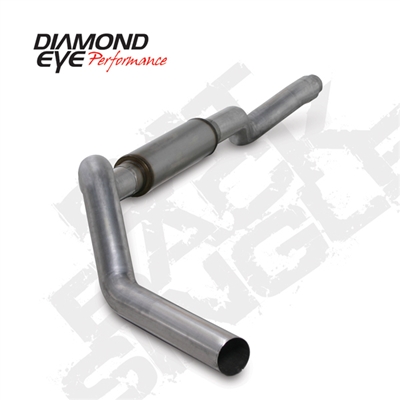 Diamond Eye K5126S 5" Cat Back Single Side 409 Stainless Steel Exhaust System for 2001-2007 GM 6.6L Duramax LB7, LLY, LBZ