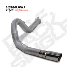 Diamond Eye K5134A 5" Filter Back Single Side Aluminized Exhaust System for 2007.5-2010 GM 6.6L Duramax LMM