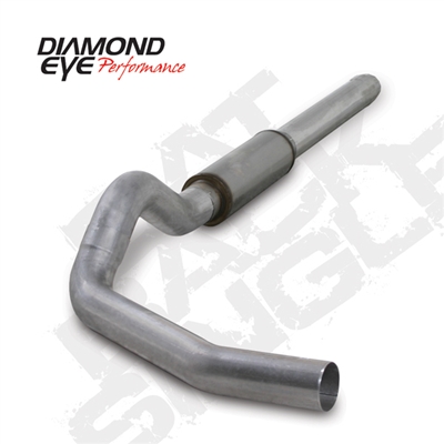 Diamond Eye K5244A 5" Cat Back Single Side Aluminized Exhaust System for 2004.5-2007 Dodge 5.9L Cummins