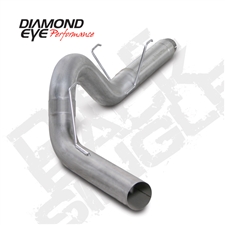 Diamond Eye K5252S 5" Filter Back Single Side 409 Stainless Steel Exhaust System for 2007.5-2012 Dodge 6.7L Cummins