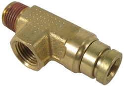 Firestone 3066 Compressor Tee, 1/4 Inch Tubing x 1/8 Inch NPT Universal