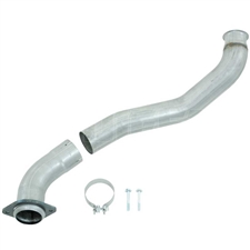 MBRP FAL455 4" Aluminized Turbo Down Pipe for 2008-2010 Ford 6.4L Powerstroke