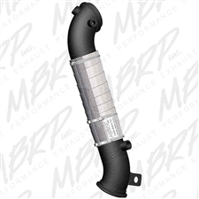 MBRP GMCA427 3" Black Coated Aluminized Turbo Down Pipe for 2011-2015 GM 6.6L Duramax LML