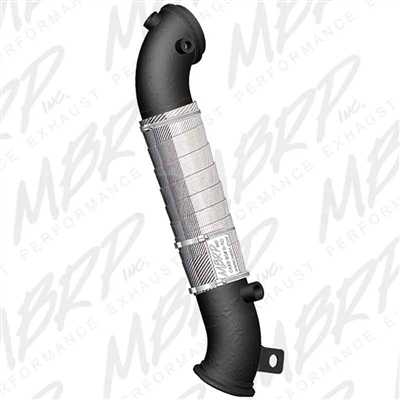 MBRP GMCA427 3" Black Coated Aluminized Turbo Down Pipe for 2011-2015 GM 6.6L Duramax LML