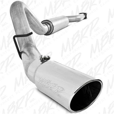 MBRP S6000AL 4" Cat Back Single Side Aluminized Exhaust for 2001-2005 GM 6.6L Duramax LB7, LLY