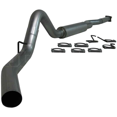 MBRP S6000P 4" Cat Back Single Side Aluminized Exhaust for 2001-2005 GM 6.6L Duramax LB7, LLY