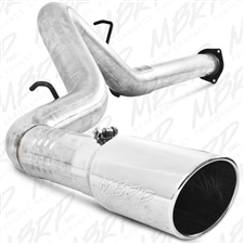 MBRP S6026AL 4" DPF Filter Back Single Side Aluminized Exhaust for 2007-2010 GM 6.6L Duramax LMM