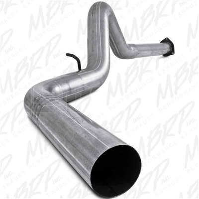 MBRP S6026P 4" DPF Filter Back Single Side Aluminized Exhaust for 2007-2010 GM 6.6L Duramax LMM