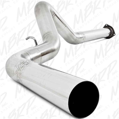 MBRP S6026SLM 4" DPF Filter Back Single Side Stainless T409 Exhaust for 2007-2010 GM 6.6L Duramax LMM