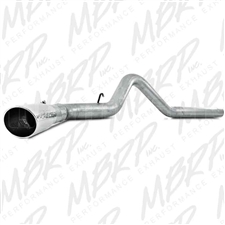 MBRP S6032AL 4" DPF Filter Back Single Side Aluminized Exhaust for 2011-2019 GM 6.6L Duramax LML