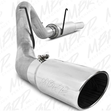 MBRP S6108AL 4" Cat Back Single Side Aluminized Exhaust for 2004.5-2007 Dodge 5.9L Cummins