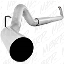 MBRP S61120AL 5" Turbo Back Single Side Aluminized Exhaust for 1994-2002 Dodge 5.9L Cummins