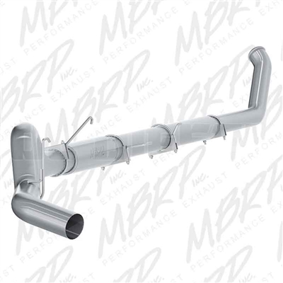 MBRP S61140P 5" Turbo Back Single Side Aluminized Exhaust for 2003-2004 Dodge 5.9L Cummins