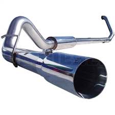 MBRP S6200304 4" Turbo Back Single Side Stainless T304 Exhaust for 1999-2003 Ford 7.3L Powerstroke