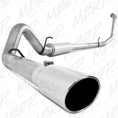 MBRP S6204AL 4" Turbo Back Single Side Aluminized Exhaust for 1999-2003 Ford 7.3L Powerstroke