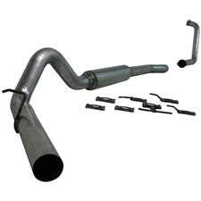 MBRP S6206P 4" Turbo Back Single Side Aluminized Exhaust for 2003-2007 Ford 6.0L Powerstroke