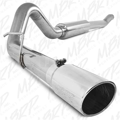 MBRP S6208409 4" Cat Back Single Side Stainless T409 Exhaust for 2003-2007 Ford 6.0L Powerstroke
