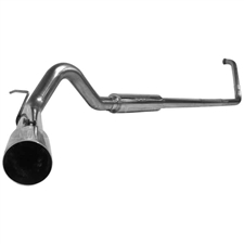 MBRP S6212304 4" Turbo Back Single Side Stainless T304 Exhaust for 2003-2007 Ford 6.0L Powerstroke