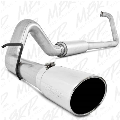 MBRP S6212AL 4" Turbo Back Single Side Aluminized Exhaust for 2003-2007 Ford 6.0L Powerstroke