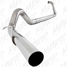 MBRP S6212SLM 4" Turbo Back Single Side Stainless T409 Exhaust for 2003-2007 Ford 6.0L Powerstroke