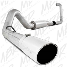 MBRP S6216AL 4" Turbo Back Single Side Aluminized Exhaust for 2003-2005 Ford 6.0L Powerstroke