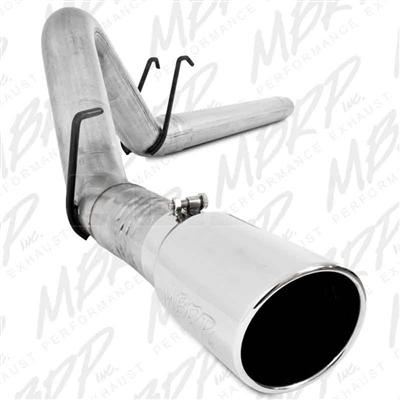 MBRP S6242AL 4" DPF Filter Back Single Side Aluminized Exhaust for 2008-2010 Ford 6.4L Powerstroke