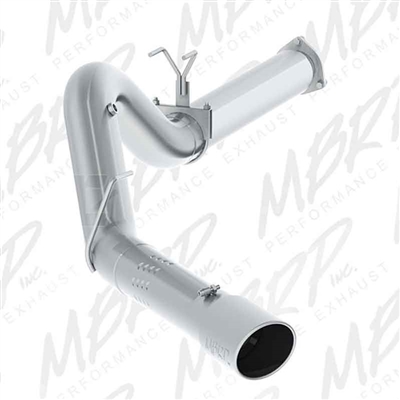 MBRP S62530AL 5" DPF Filter Back Single Side Aluminized Exhaust for 2015-2016 Ford 6.7L Powerstroke