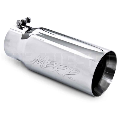 MBRP T5049 5" Dual Wall Straight Cut Stainless T304 Exhaust Tip