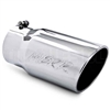 MBRP T5075 6" Rolled Edge Angle Cut Stainless T304 Exhaust Tip