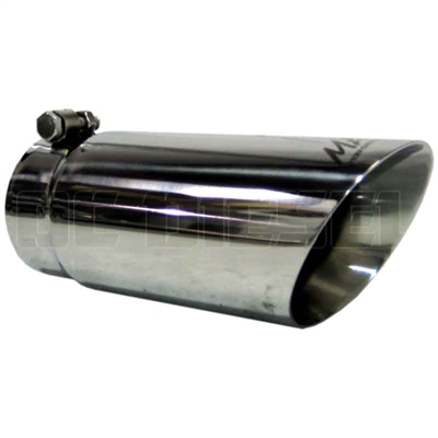 MBRP T5110 4" Dual Wall Angle Cut Stainless T304 Exhaust Tip