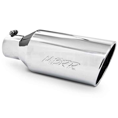 MBRP T5126 7" Rolled Edge Angle Cut Stainless T304 Exhaust Tip