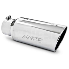 MBRP T5127 7" Rolled Edge Angle Cut Stainless T304 Exhaust Tip