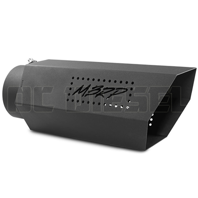 MBRP T5167BLK 6" Hex Cut Black Coated Sainless T409 Exhaust Tip