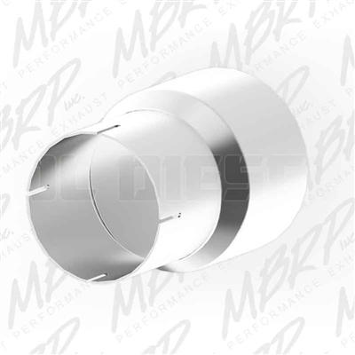 MBRP UA9001 Stainless T409 Exhaust Pipe Adapter, 4 to 5 Inch