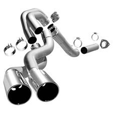 MagnaFlow 17915 4" Filter Back Pro Series Dual Exhaust System for 2007-2010 GM 6.6L Duramax LMM
