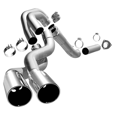 MagnaFlow 17915 4" Filter Back Pro Series Dual Exhaust System for 2007-2010 GM 6.6L Duramax LMM