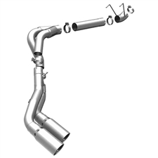 MagnaFlow 17971 4" Filter Back Pro Series Dual Exhaust System for 2007-2010 Dodge 6.7L Cummins