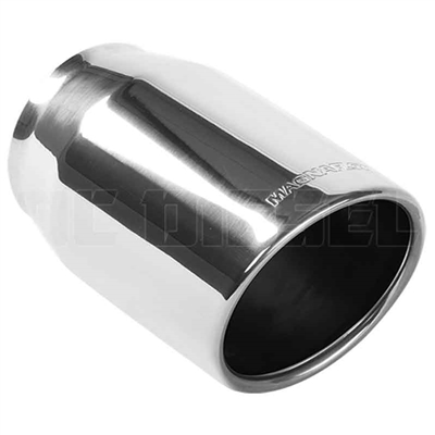 MagnaFlow 35148 5" Round Single Wall Rolled Edge Angle Cut Exhaust Tip