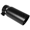 MagnaFlow 35220 6" Black Clamp On Round Single Wall Intercooled Rolled Edge Angle Cut Exhaust Tip