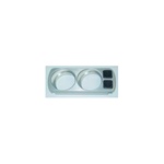 PPE Diesel 1480030 Brushed Aluminum Overhead Gauge Mount W/O Switch 2001-2010 GM 6.6L Duramax