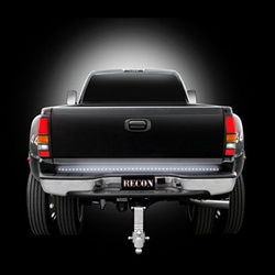 Recon 26416 Tailgate Bar 60 inch White & Red