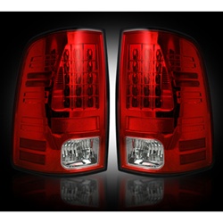 Recon 264169RD Tail Light Red 2010-2012 Dodge Ram